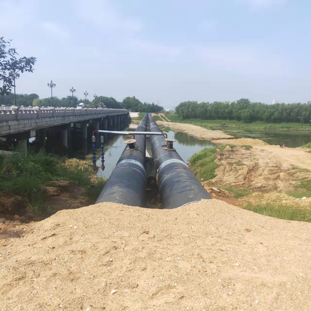 遵义管道长距离内部除垢输油管道清洗